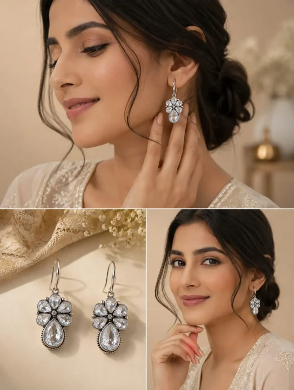 Lightweight White Earrings for Effortless Daily Elegance