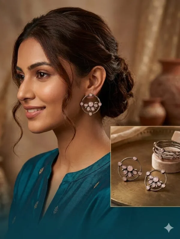 Radiant Pink Earrings for an Effortless Everyday Glow