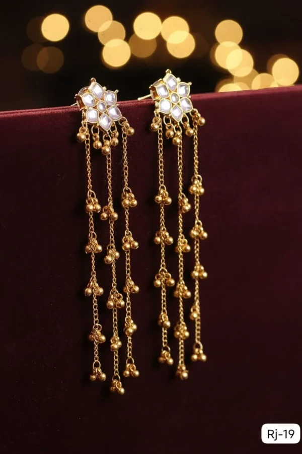 Handcrafted Kashmiri Earrings for Timeless Elegant Style