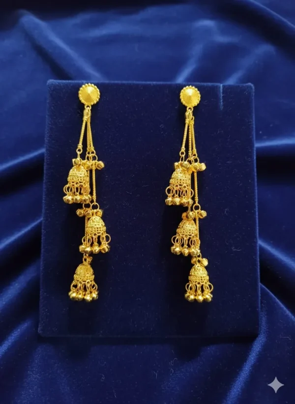 Timeless Kashmiri Earrings - Sophisticated Daily Elegance