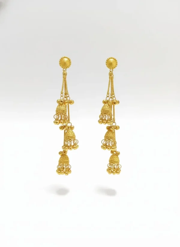 Timeless Kashmiri Earrings - Sophisticated Daily Elegance