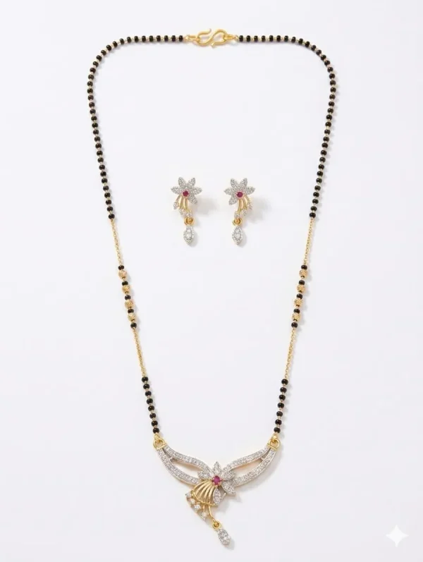 Elegant Daily Wear Mangalsutra - Timeless Gold Finish Design