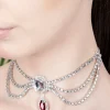 Boost Your Style with this Delicate Crystal Sparkling Artificial Necklace