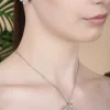 Radiant Floral Crystal Pendant for an Effortless Style Upgrade in party