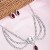 Boost Your Style with this Delicate Crystal Sparkling Artificial Necklace