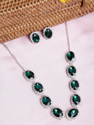 Radiant Green Stone Necklace for Elegant Everyday Style