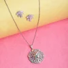 Radiant Floral Crystal Pendant for an Effortless Style Upgrade in party