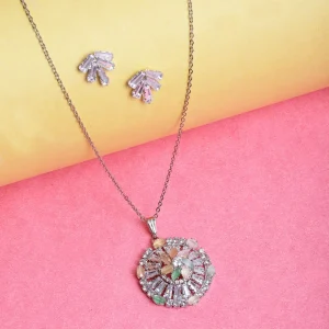 Radiant Floral Crystal Pendant for an Effortless Style Upgrade in party