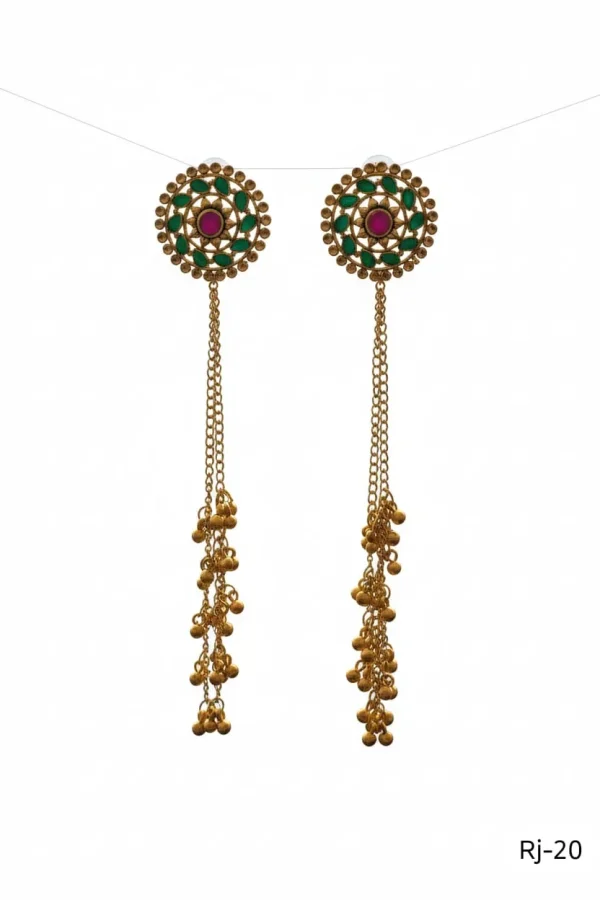Handcrafted Kashmiri Earrings - Elegant Daily Statement Jewelry