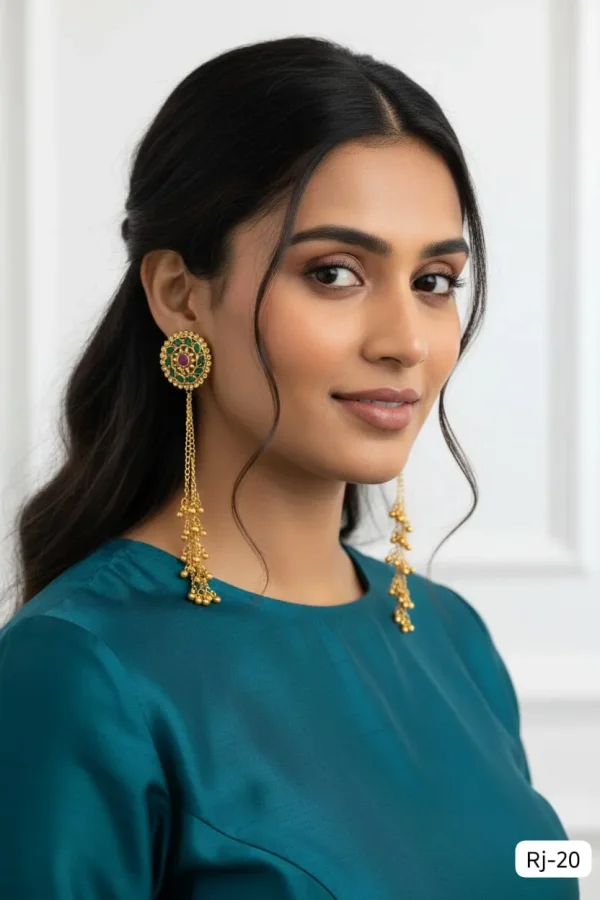 Handcrafted Kashmiri Earrings - Elegant Daily Statement Jewelry