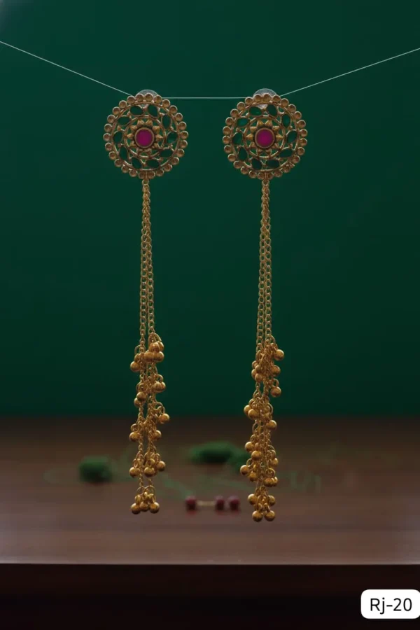Handcrafted Kashmiri Earrings - Elegant Daily Statement Jewelry