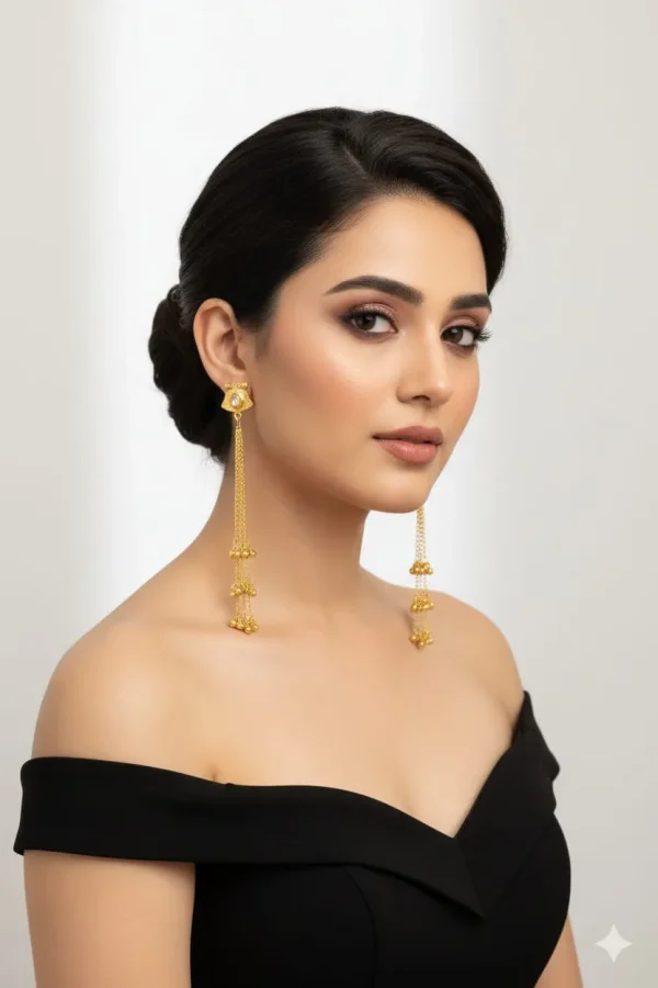 Radiant Kashmiri Earrings for Effortless Everyday Style