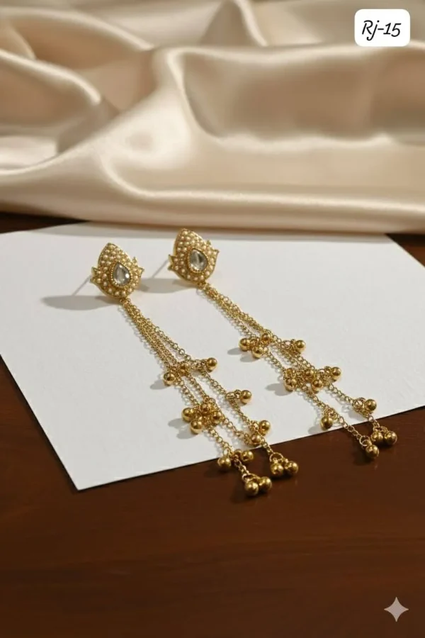 Radiant Kashmiri Earrings for Timeless Everyday Elegance
