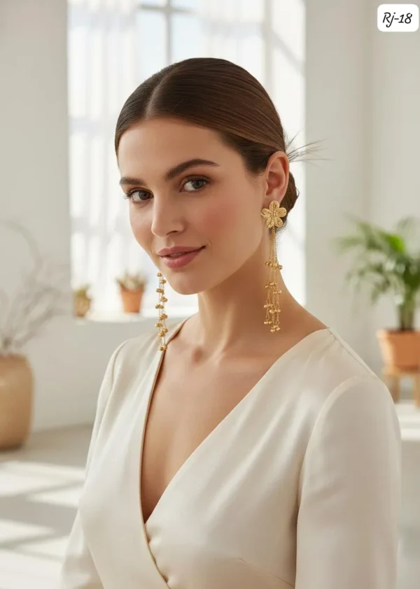Radiant Kashmiri Earrings for Timeless Everyday Elegance