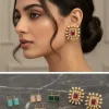 Geometric Square Earrings for a Modern Polished Look