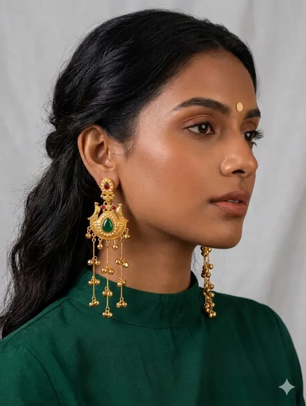 Radiant Kashmiri Earrings for Effortless Everyday Style