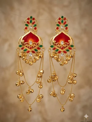 Timeless Kashmiri Earrings - Elegant Everyday Luxury