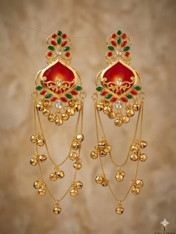 Timeless Kashmiri Earrings - Elegant Everyday Luxury