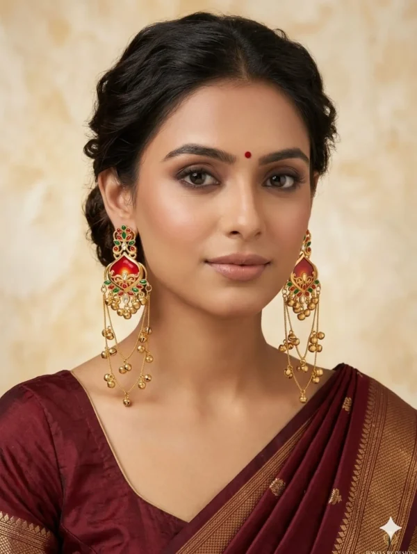 Timeless Kashmiri Earrings - Elegant Everyday Luxury