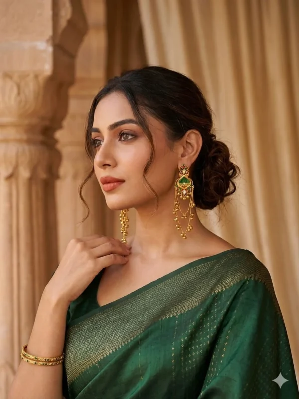 Radiant Gold Earrings: Sophisticated Luxury for Everyday Wear