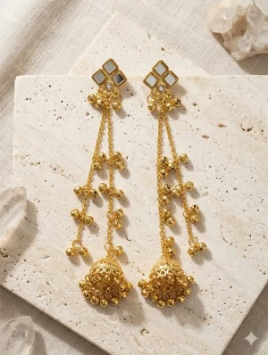 Kashmiri Earrings - Timeless Elegant Daily Accessory