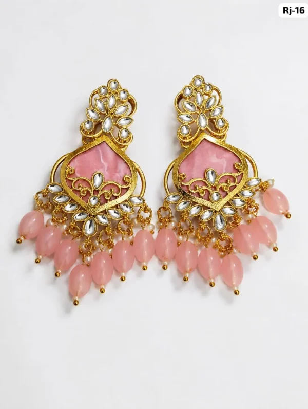 Timeless Jhumka Earrings - Elegant Traditional Sparkle