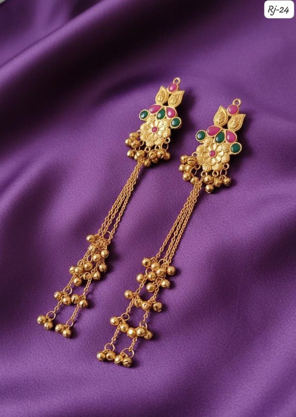 Radiant Kashmiri Earrings - Timeless Elegant Style
