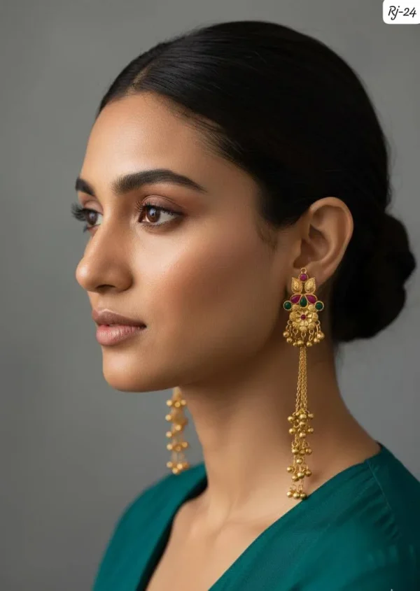 Radiant Kashmiri Earrings - Timeless Elegant Style