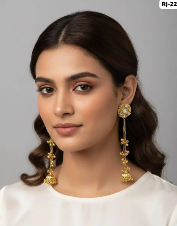 Radiant Kashmiri Statement Earrings for Any Outfit