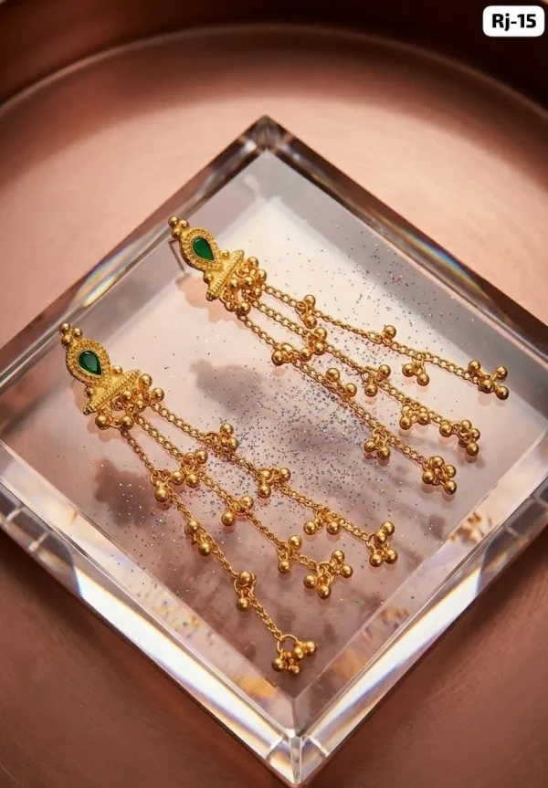 Radiant Kashmiri Earrings for Elegant Everyday Style